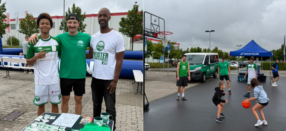 UniRiesen zu Gast bei Decathlon im Sachsenpark