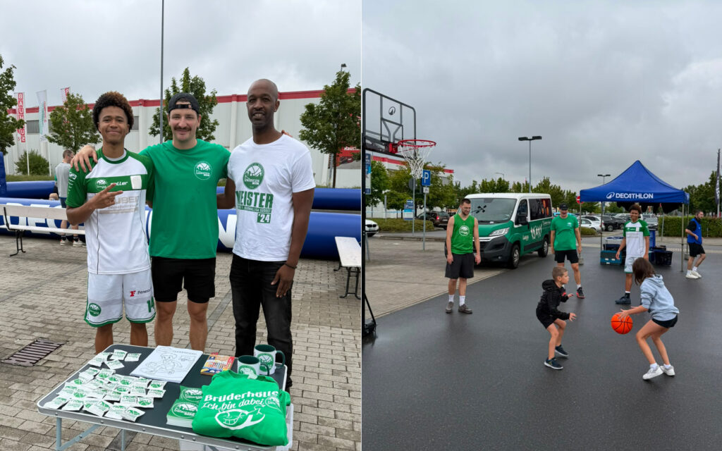 UniRiesen zu Gast bei Decathlon im Sachsenpark